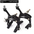 Dual-axis bicycle brake accessories with U-shaped modification and adjustable travel