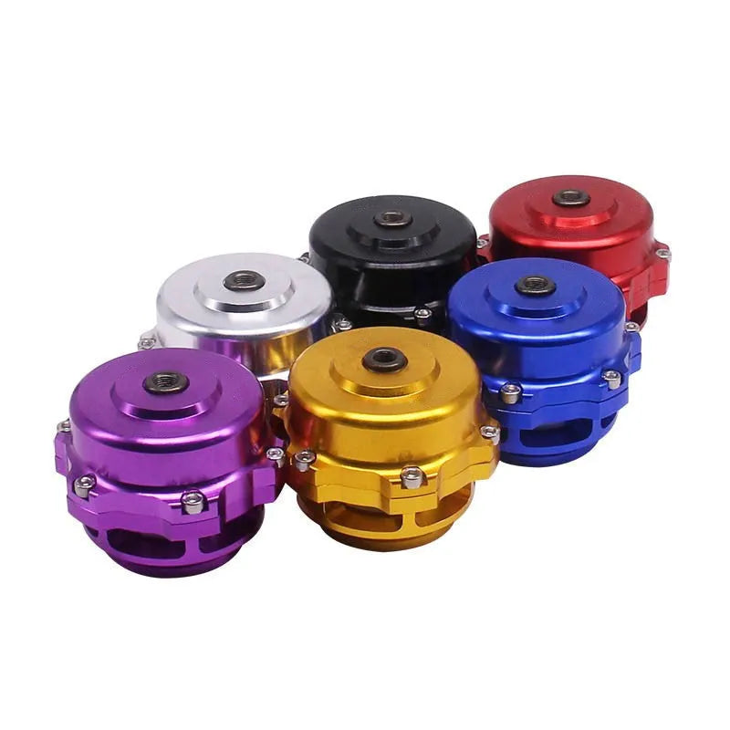 50mm aluminium blowdown valve for automotive turbo systems in multiple colour options
