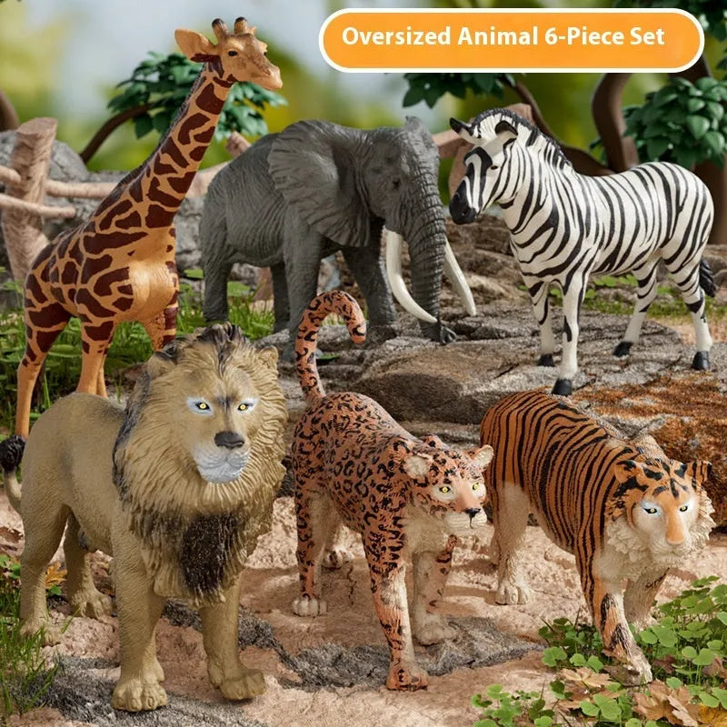 Australian Dream star plastic animal figure toy, 23x28x22cm, lion design