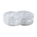 Transparent rubber spring shock absorbers for car modification in six size options with dimensional specifications