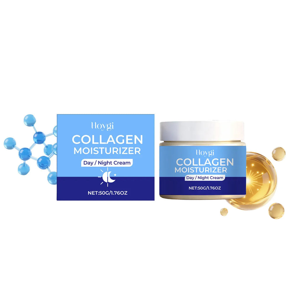 Collagen moisturising cream 50g in compact pack for skin hydration and rejuvenation