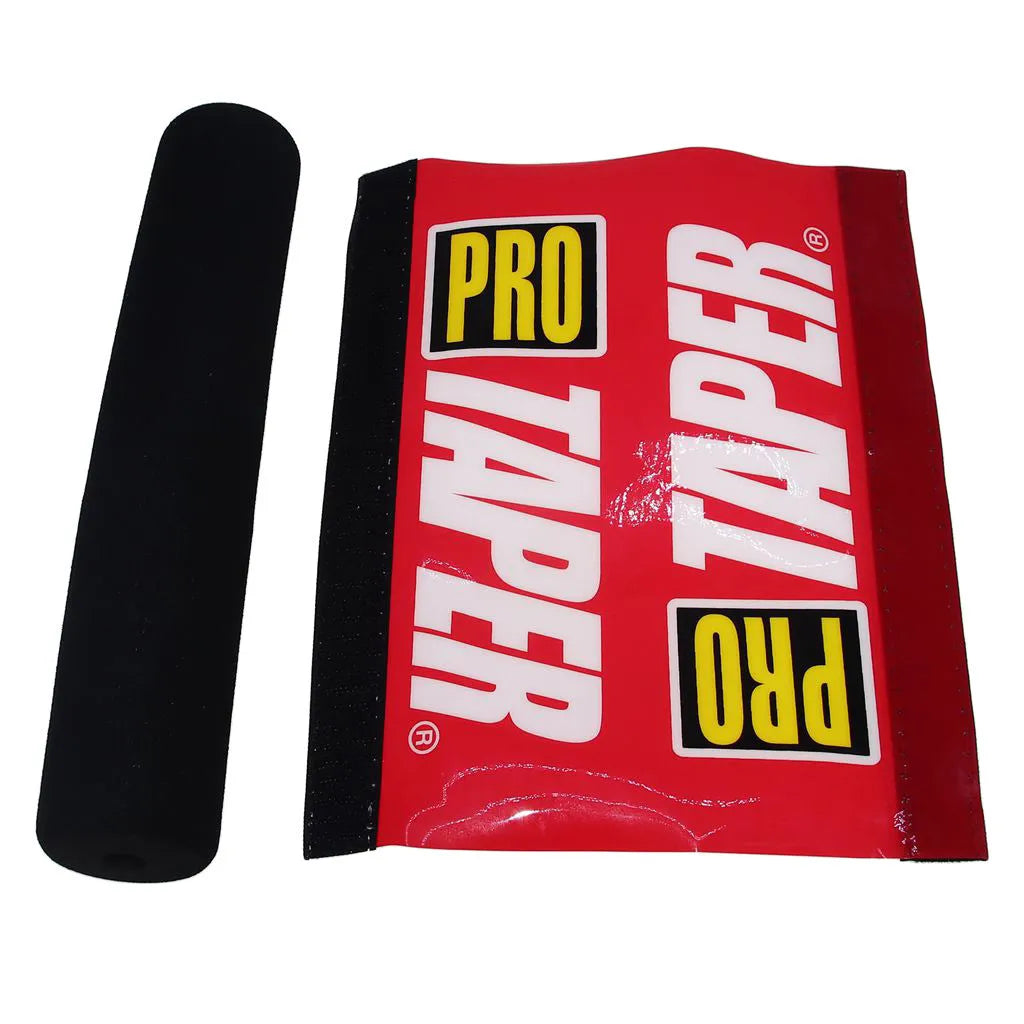 25cm motorcycle chest protector cover in black blue red colours for off-road vehicles