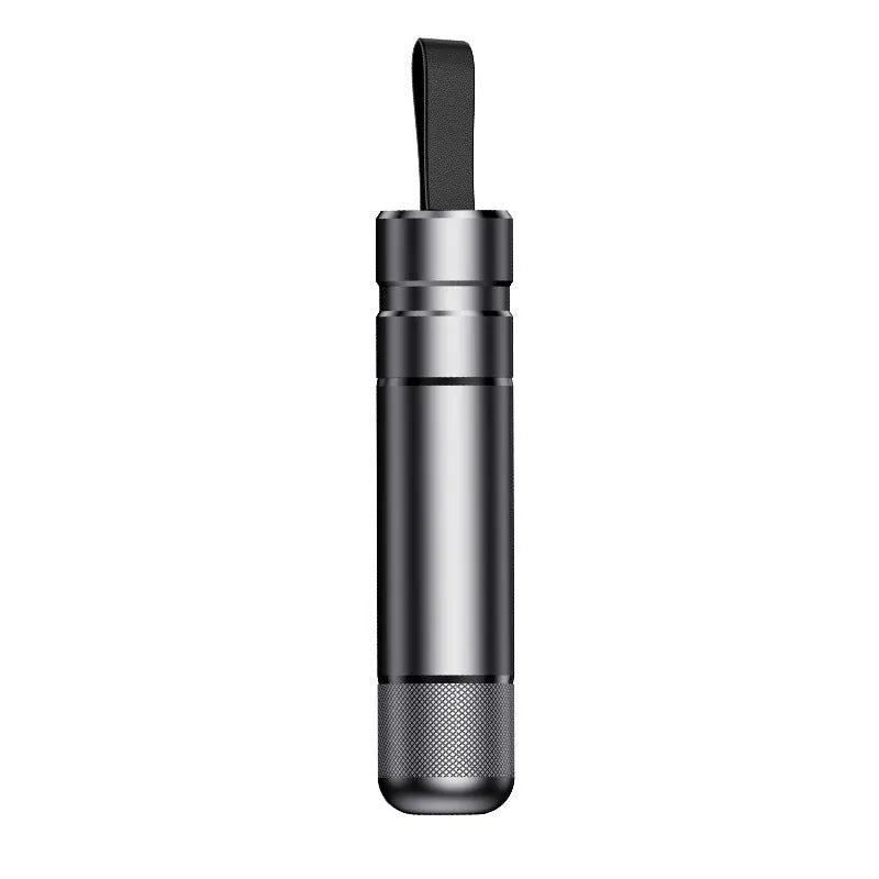 Aluminium alloy car safety hammer with glass-breaking head and seatbelt cutter in medium 20x88mm size
