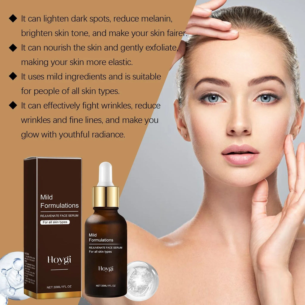 30ml facial skincare essence bottle with collagen, vitamin C and hyaluronic acid