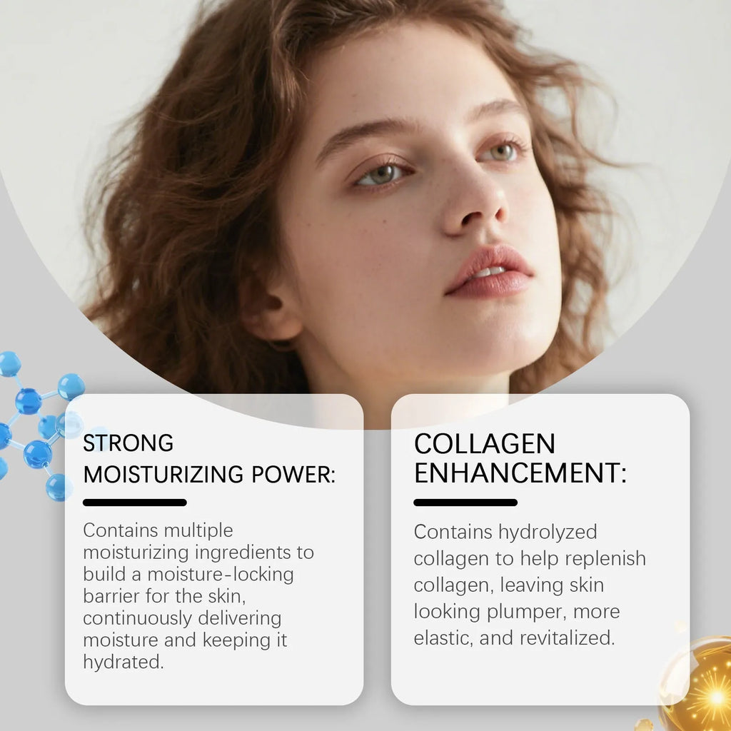 Collagen moisturising cream 50g in compact pack for skin hydration and rejuvenation
