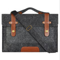 Simple felt laptop protective cover in dark grey for 13 inch computer