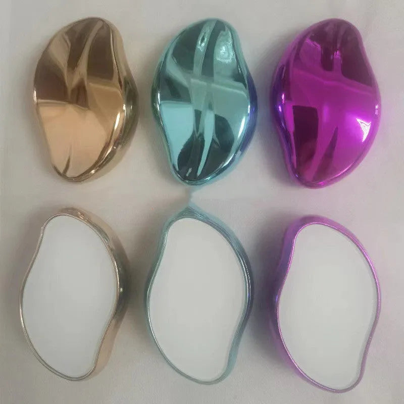 Manual glass epilator for hair removal and shaving in assorted colour options