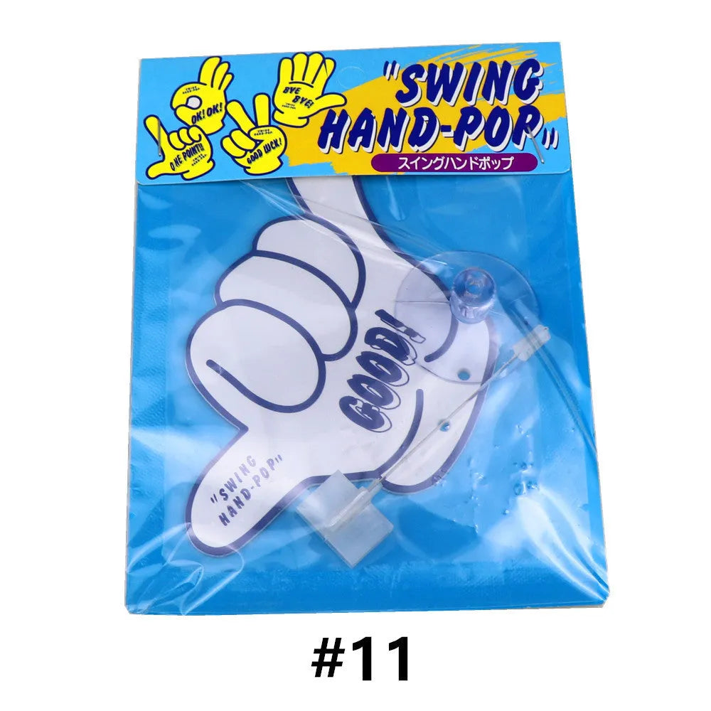 Car dynamic swing jasmine flower green tea cartoon aromatherapy pendant ornament with mounting bracket.