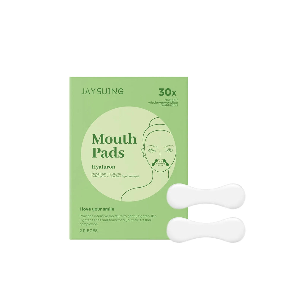 Two collagen and hyaluronic acid facial patches for skin firming care