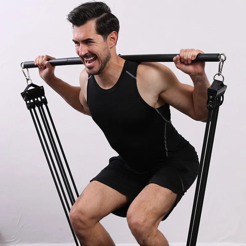 Gym equipment handle accessories with bearing ring mechanism in 980mm and 1000mm lengths
