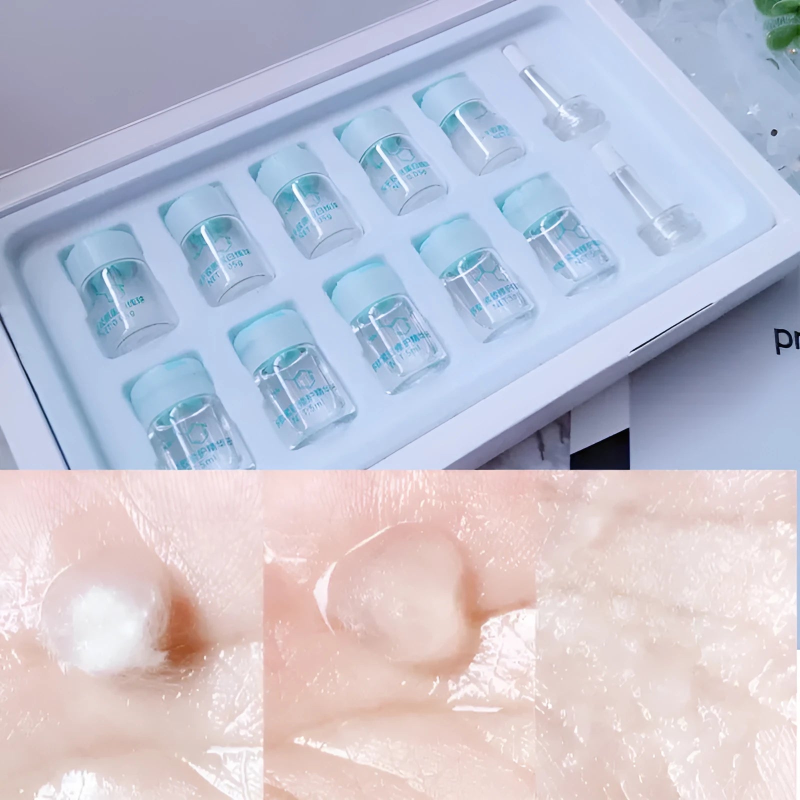 Incense Diary Collagen Yarn Silk Ball Box – 5 pairs facial essence silk balls in standard box