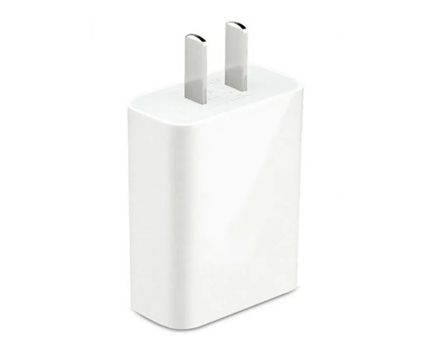 5V1A white charging head with long black USB cable and UK plug power line
