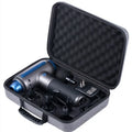 Handheld muscle massager with hot and cold compress, five massage heads, gun colour PC+ABS shell