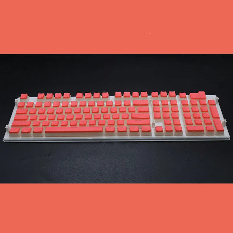 108 key pudding keycap set with translucent sides in sixteen colour options for mechanical keyboards