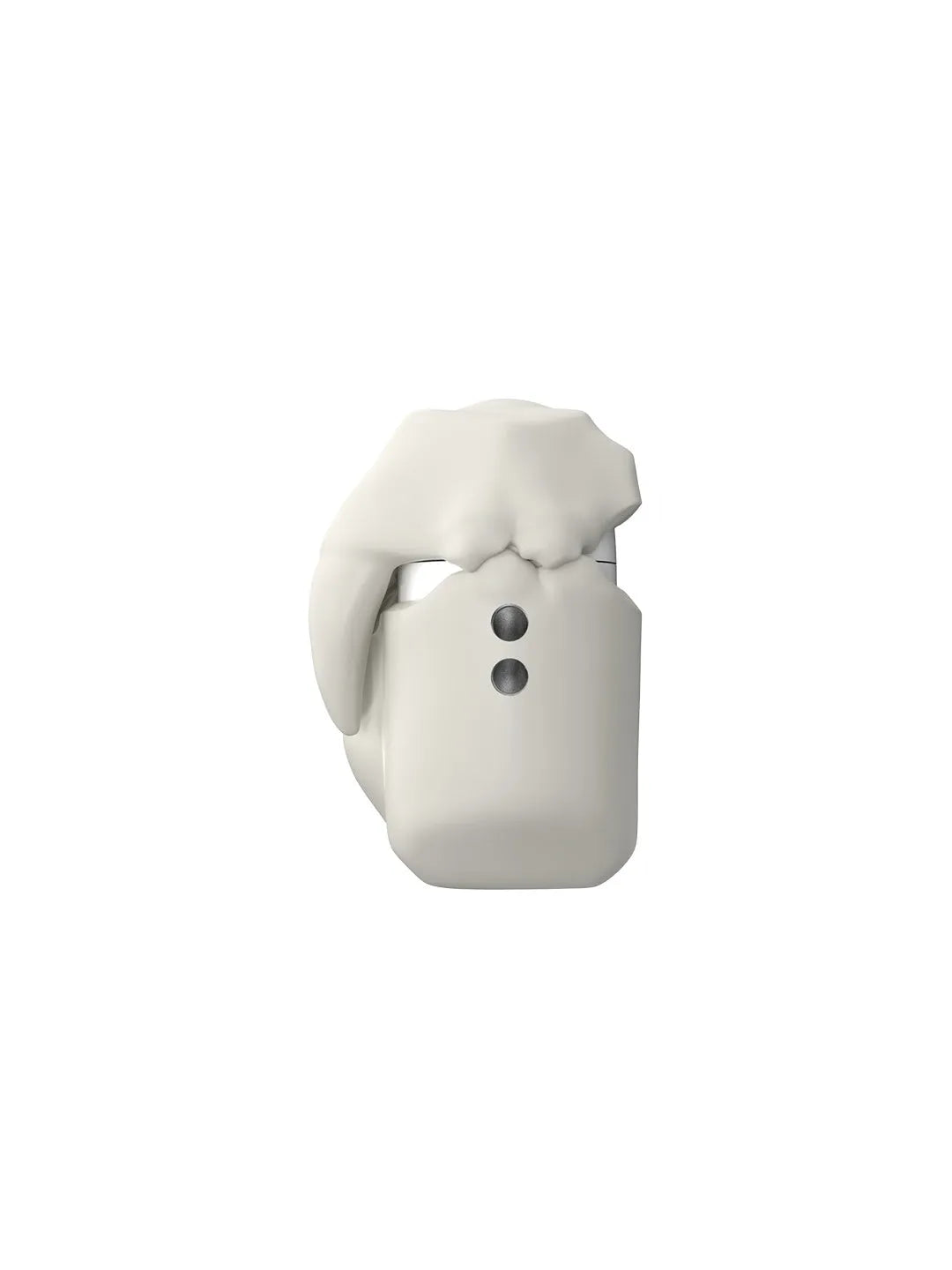 Silicone case cover for Apple AirPods Pro and AirPods Pro 2 in fluorescent green with keychain pendant