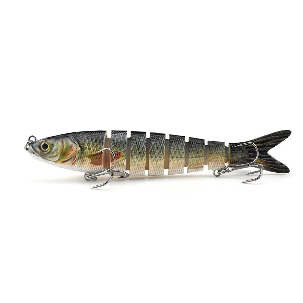 Eight Fish brand hard bait fishing lure, 133 mm long, shown in one of its eleven available colour options.