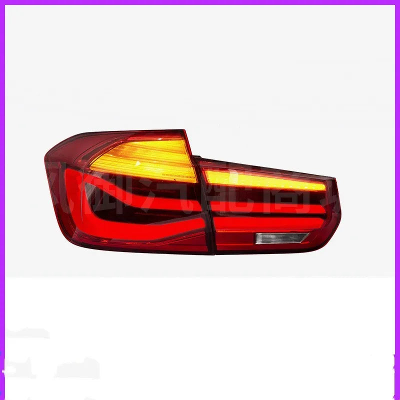 BMW 3 Series modified tail light assembly with streamer LED indicators in red or smoked black finish
