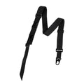 Nylon crossbody sling strap with alloy buckle in black, army green, or khaki colours
