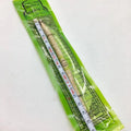 Wooden teeth cleaning stick on bathroom counter for adult oral hygiene