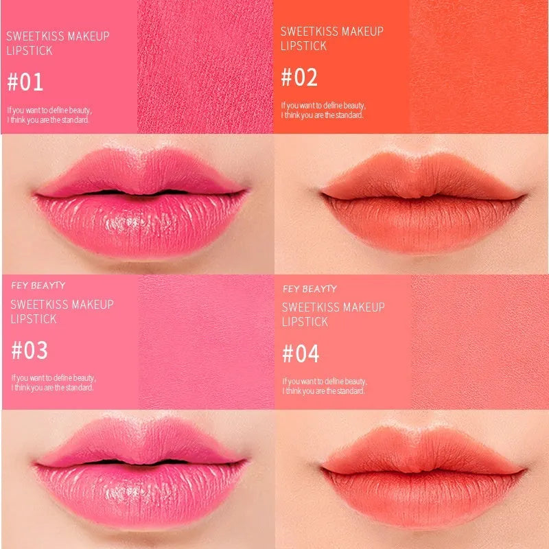 Fey Beauty moisturising lipstick bullet in Cameo Brown nude colour, 3.8g net content.