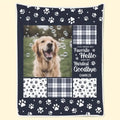White soft flannel pet dog blanket showing polyester fabric texture and American style design