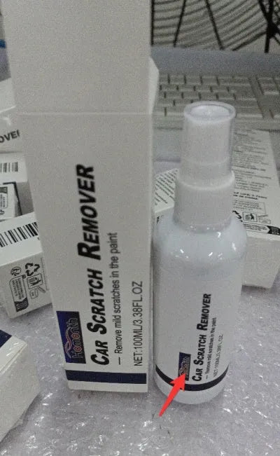 Car scratch repair spray in multiple capacity options for paint surface restoration