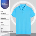Men's large size cotton summer work T-shirt in army green, short sleeve pullover style on hanger