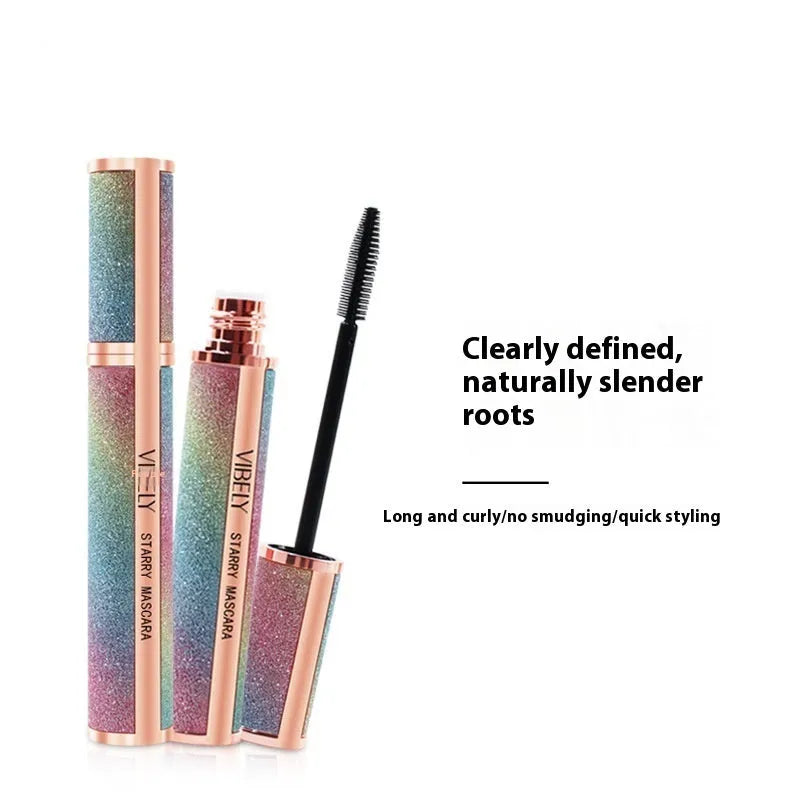 4D Long Thick Curling Waterproof Black Mascara tube with wand.