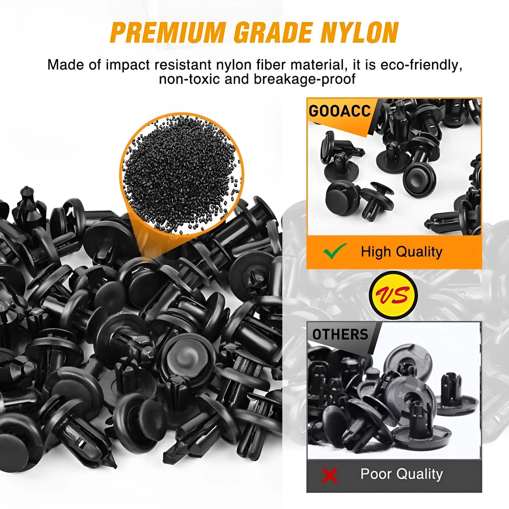 Boxed buckle car bumper splash-proof fastener holder set with 83 130 140 pieces for Acura Honda Toyota
