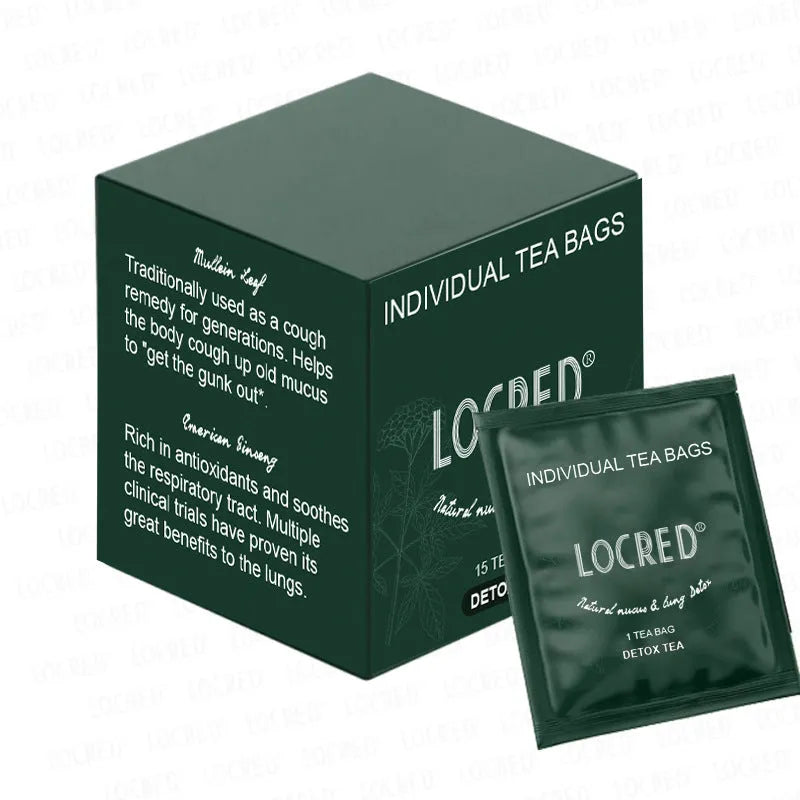 Box of sugar-free hairy flower tea bags containing 15 individual packs