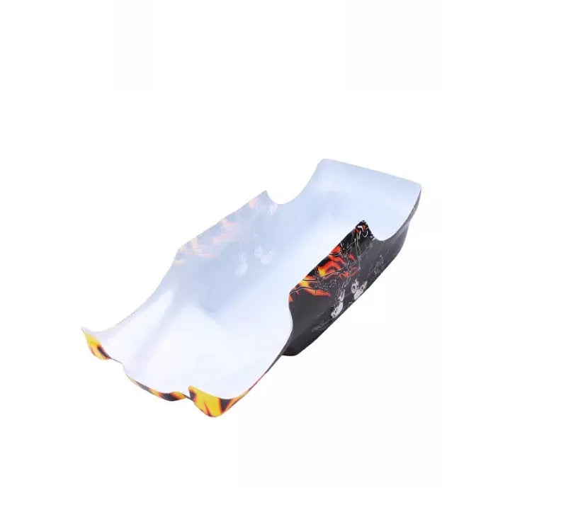 PVC replacement car shell for Traxxas Grave Digger RC 1/10 RTR Truck in yellow