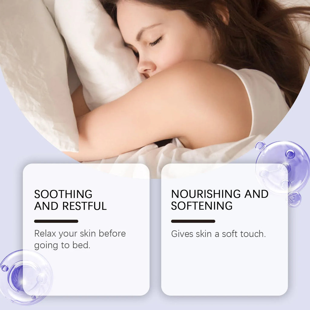 Sleep Magnesium Essence Cream 90g container with gentle soothing overnight formulation