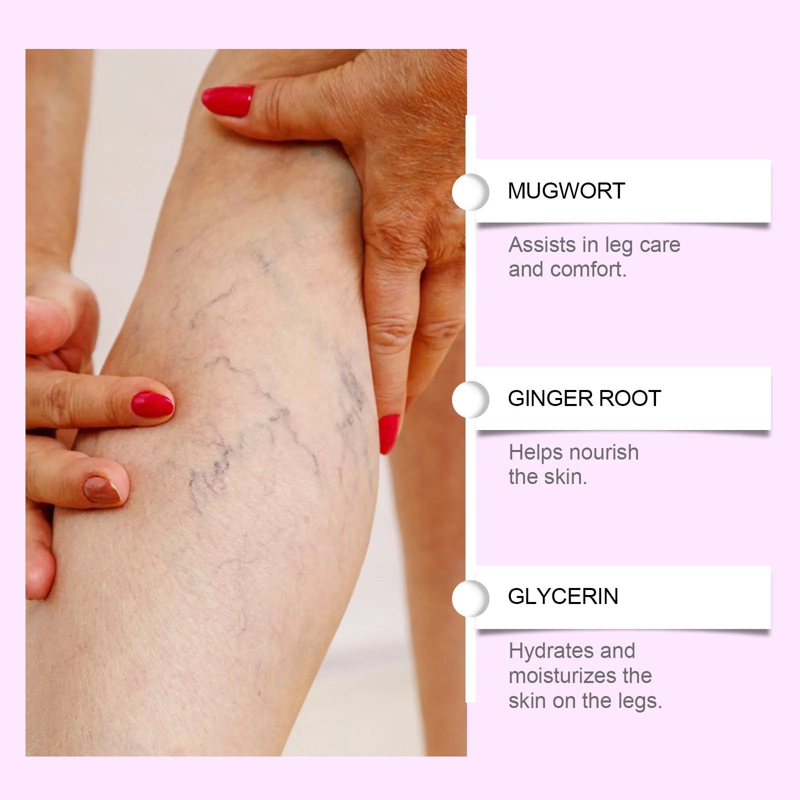 Four leg care microneedle patches with moxa leaf and ginger root ingredients for skin nourishment