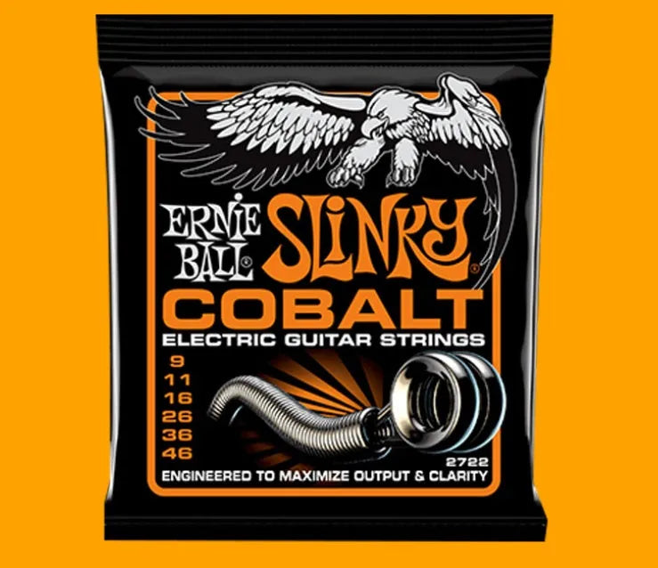 Set of nickel-plated alloy electric bass guitar strings for rock and metal music.