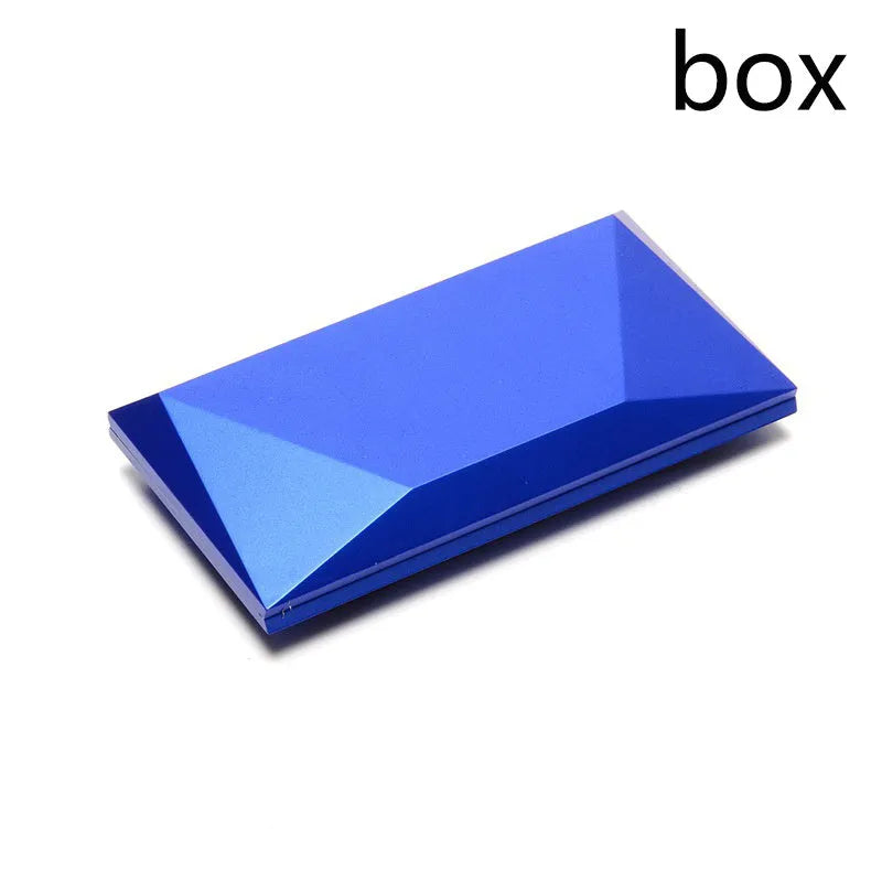 Red heart-shaped rotating ring box with 3D white rose decoration on top.