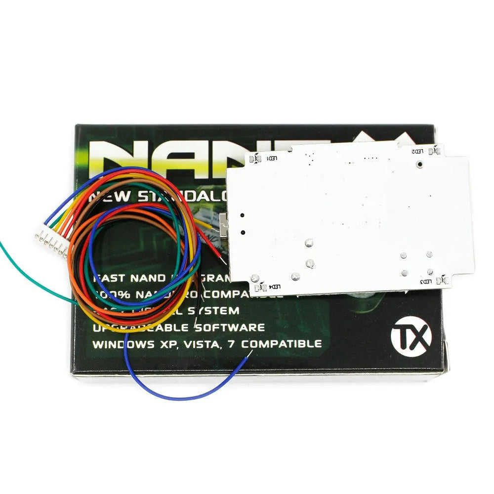 Simplified Xbox 360 NAND-X programming tool kit with USB interface for console flashing