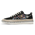 Men's casual summer shoes in breathable cloth with round toe design in black or beige