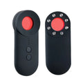 Black ABS handheld GPS and camera lens detector with a USB charging port.