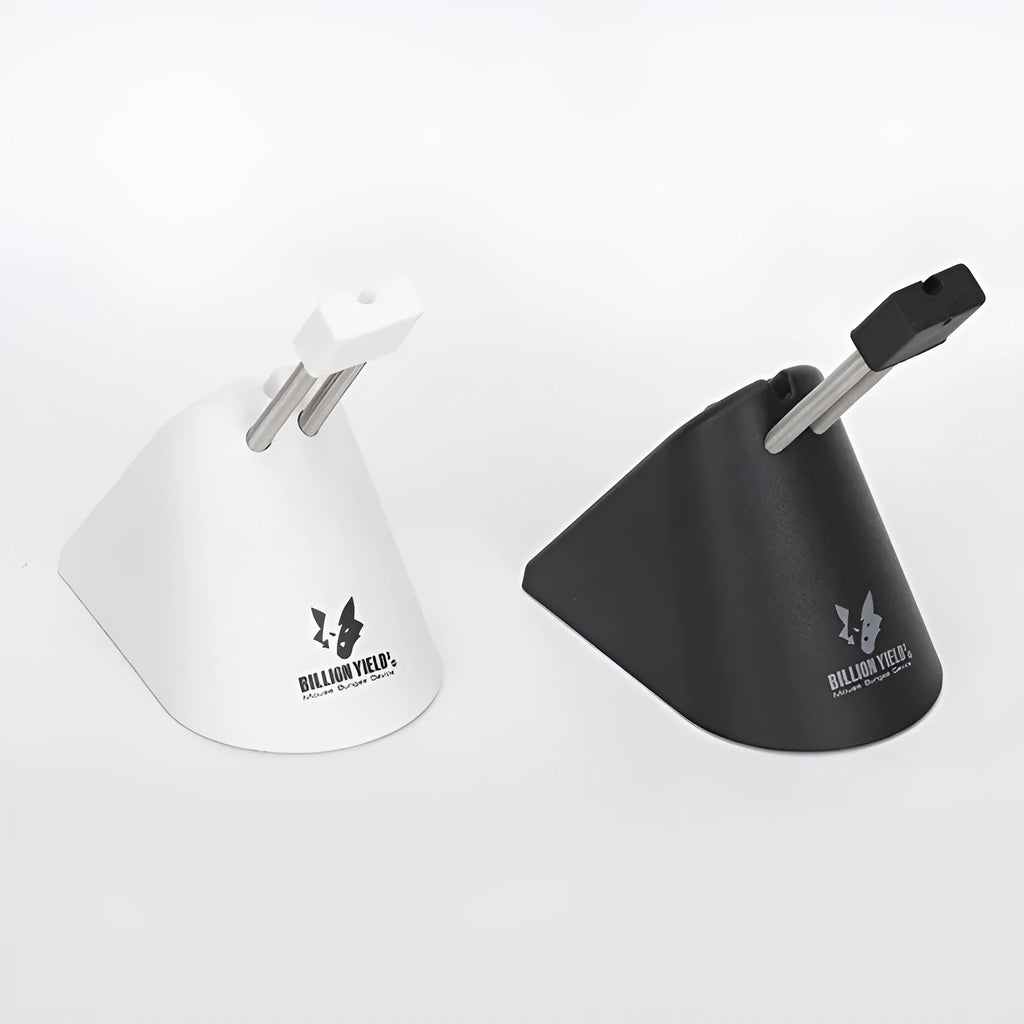 ABS plastic gaming mouse cable holder bracket in black or white colour options