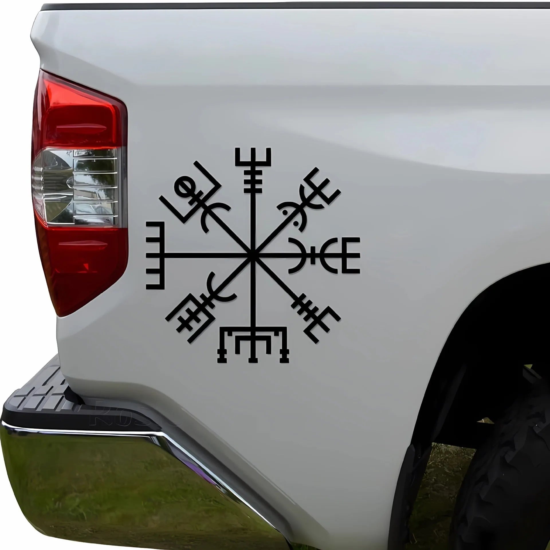 13x13cm square vinyl car sticker with colourful vegetarian no charm design for windows and notebooks