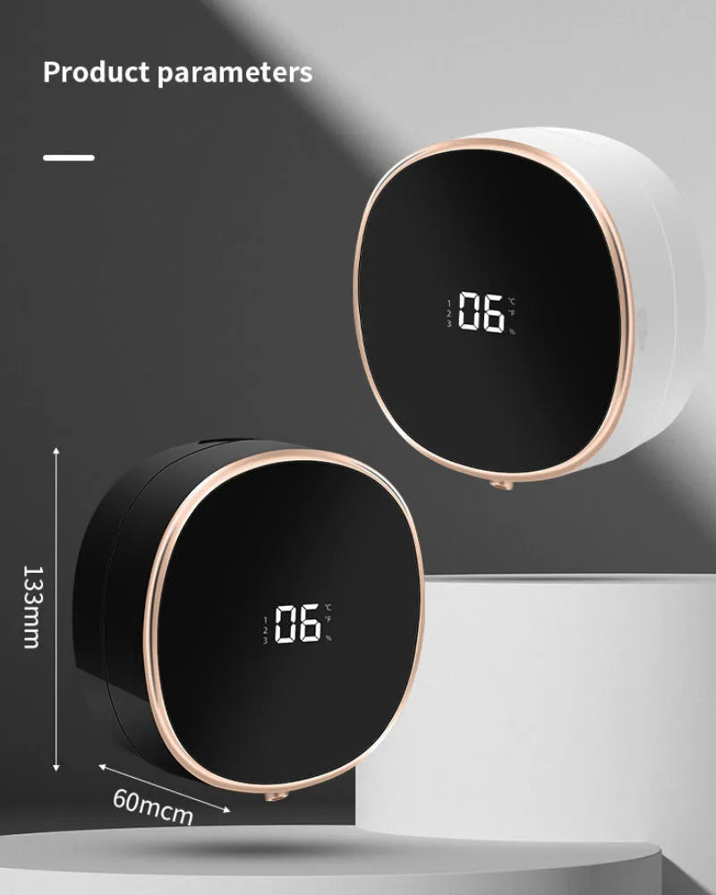 White automatic soap dispenser with infrared sensor and 280ml capacity