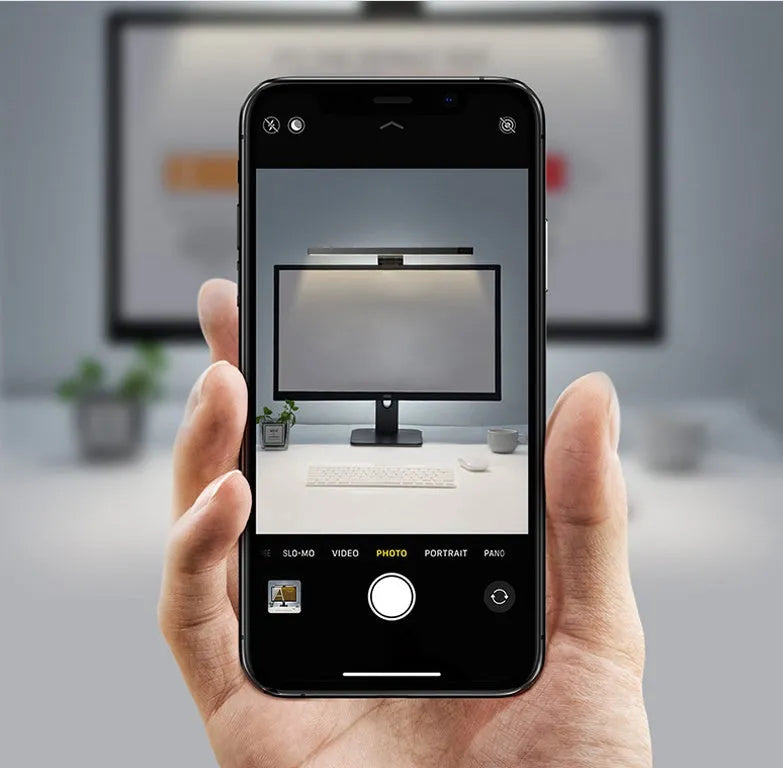 Intelligent touch screen hanging light with USB power, metal body, 450x95x32mm size