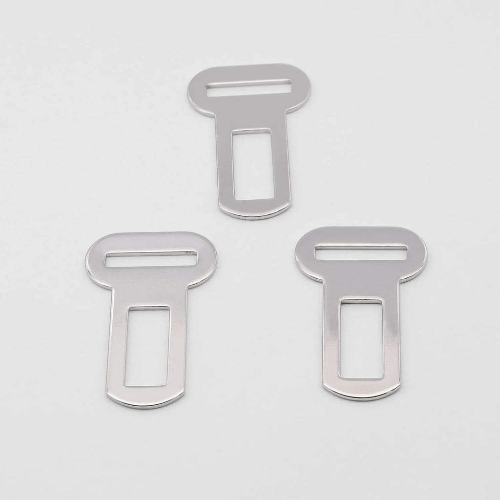 Silvery 26mm metal pet safety buckle for leash and restraint applications