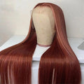 Straight 13x4 human hair lace front wig, hand woven, 150% to 210% density, 10 to 30 inch lengths