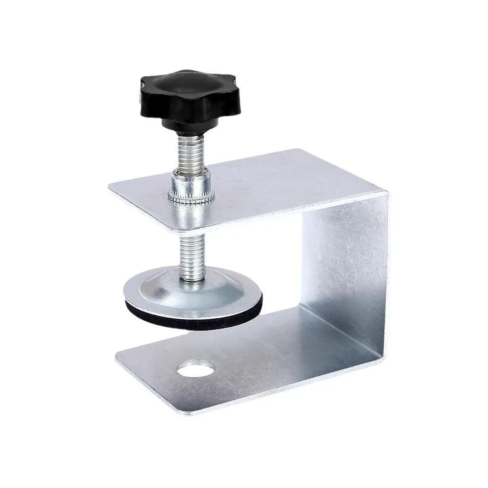 Drawer panel fixing clip showing dual-use, three-use, and U-clip formats in stainless steel or galvanised metal