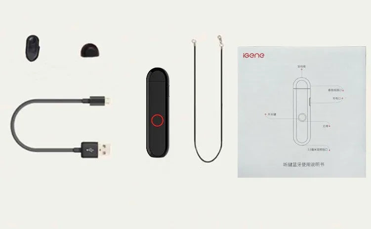 A1 Bluetooth audio receiver and converter unit with 3.5mm plug in black, blue, orange, or white.