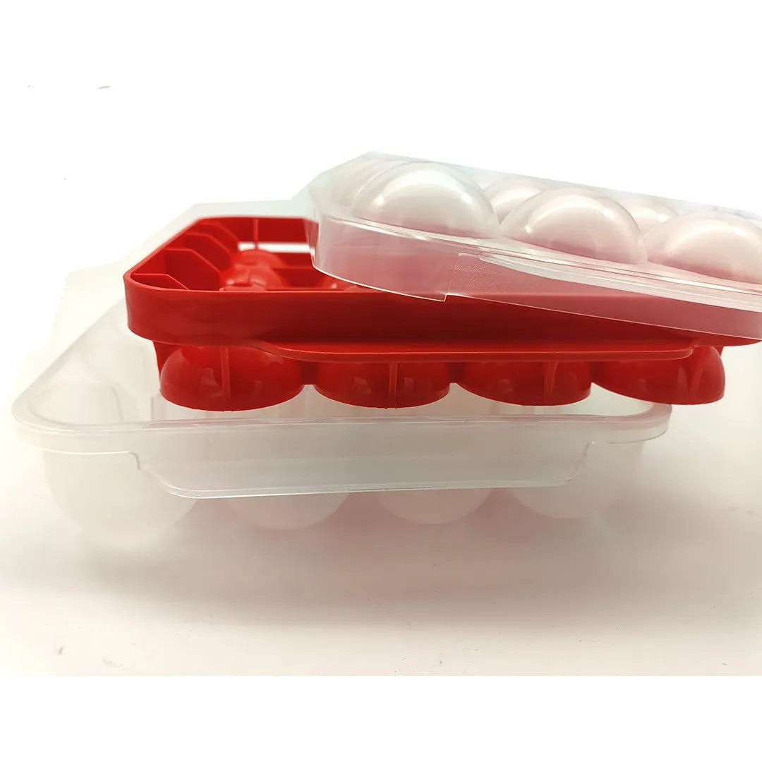 Meatball maker in green PP plastic on a kitchen surface, 22cm size