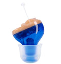 ABS hearing aid in skin colour for left ear with lightweight plastic housing
