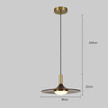 New Chinese style walnut wood and copper bar chandelier with fish line design