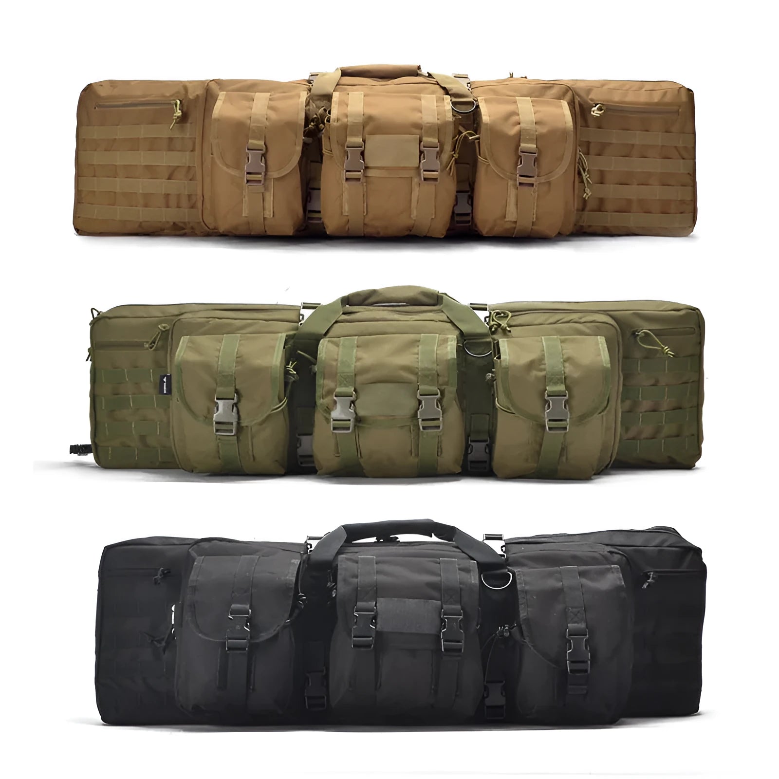 Tactical 45L multifunctional backpack in ArmyGreen with 600D reinforced waterproof fabric for outdoor use
